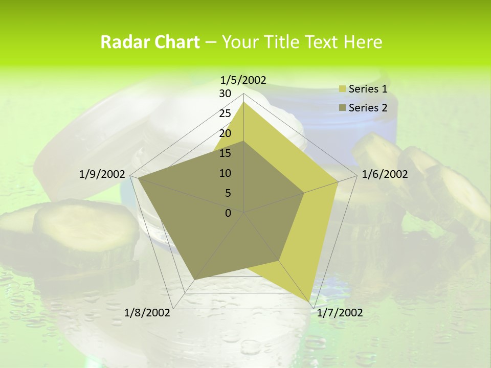 Wet Freshness Makeup PowerPoint Template