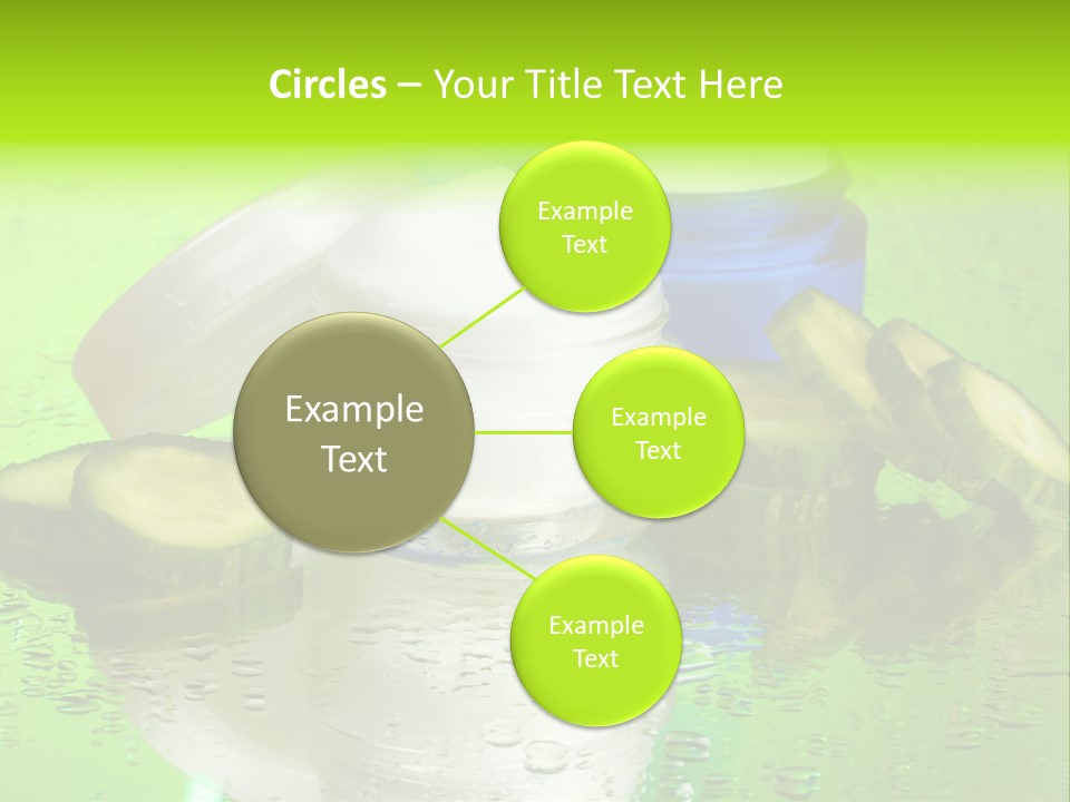 Wet Freshness Makeup PowerPoint Template