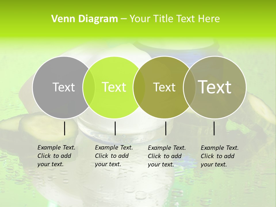 Wet Freshness Makeup PowerPoint Template