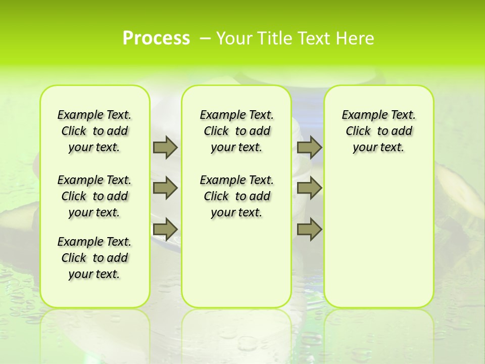 Wet Freshness Makeup PowerPoint Template