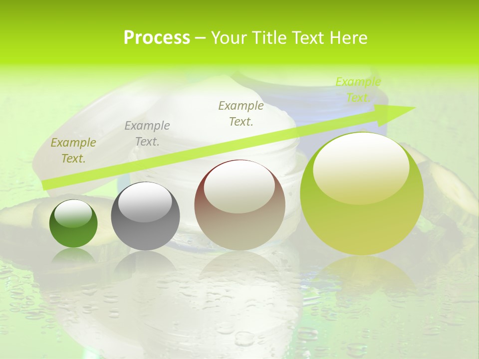 Wet Freshness Makeup PowerPoint Template