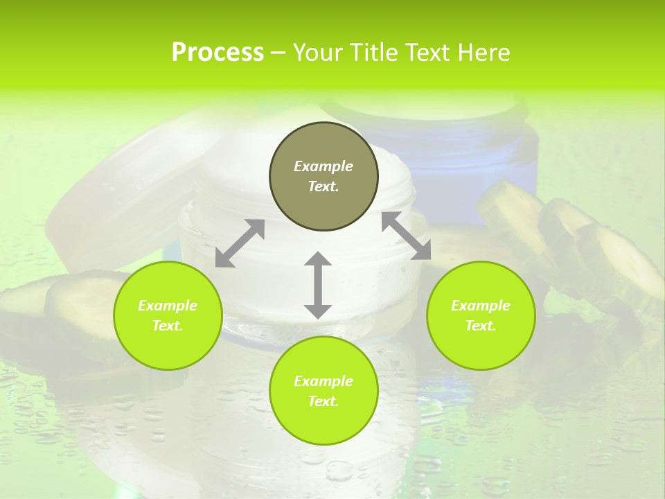 Wet Freshness Makeup PowerPoint Template