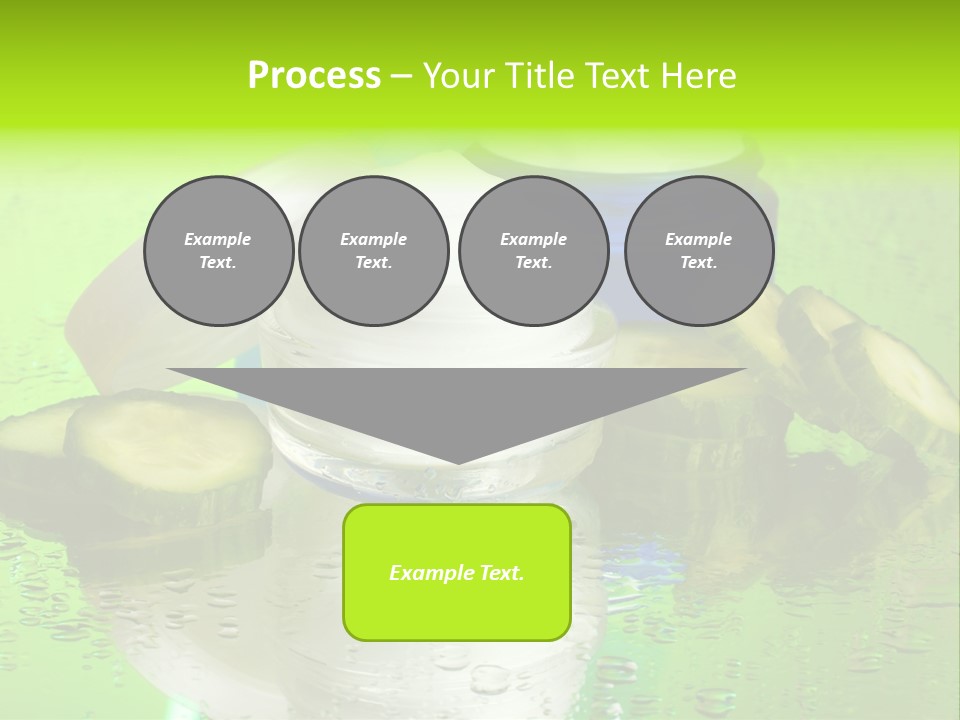 Wet Freshness Makeup PowerPoint Template