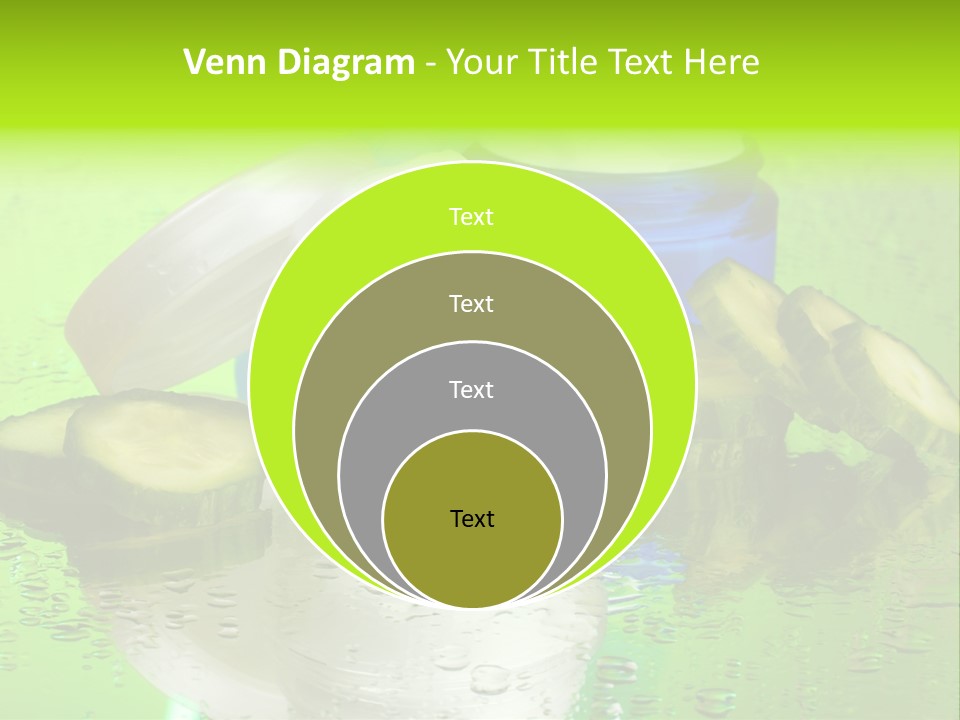 Wet Freshness Makeup PowerPoint Template