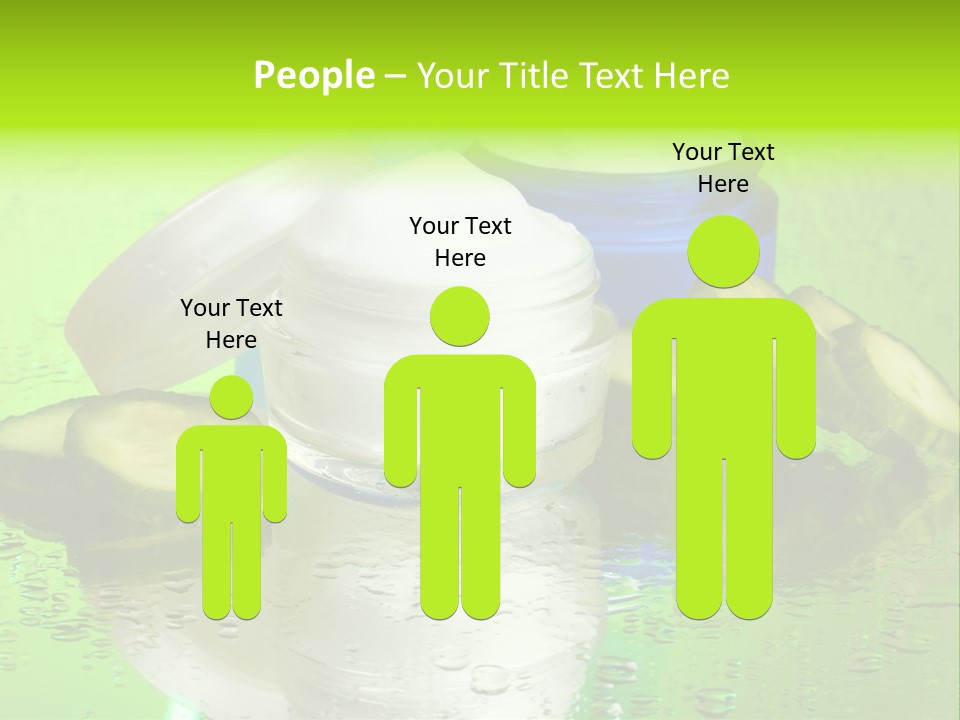 Wet Freshness Makeup PowerPoint Template