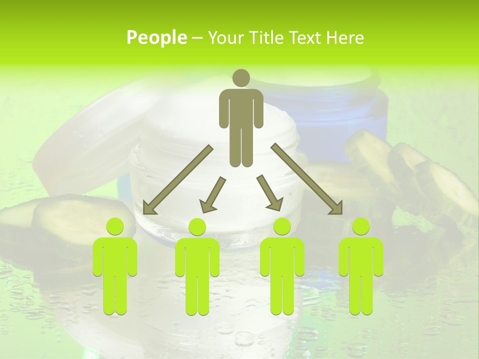 Wet Freshness Makeup PowerPoint Template