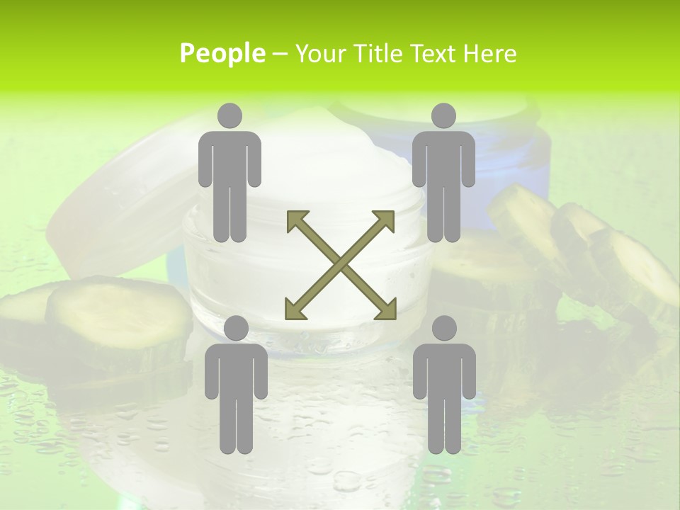 Wet Freshness Makeup PowerPoint Template