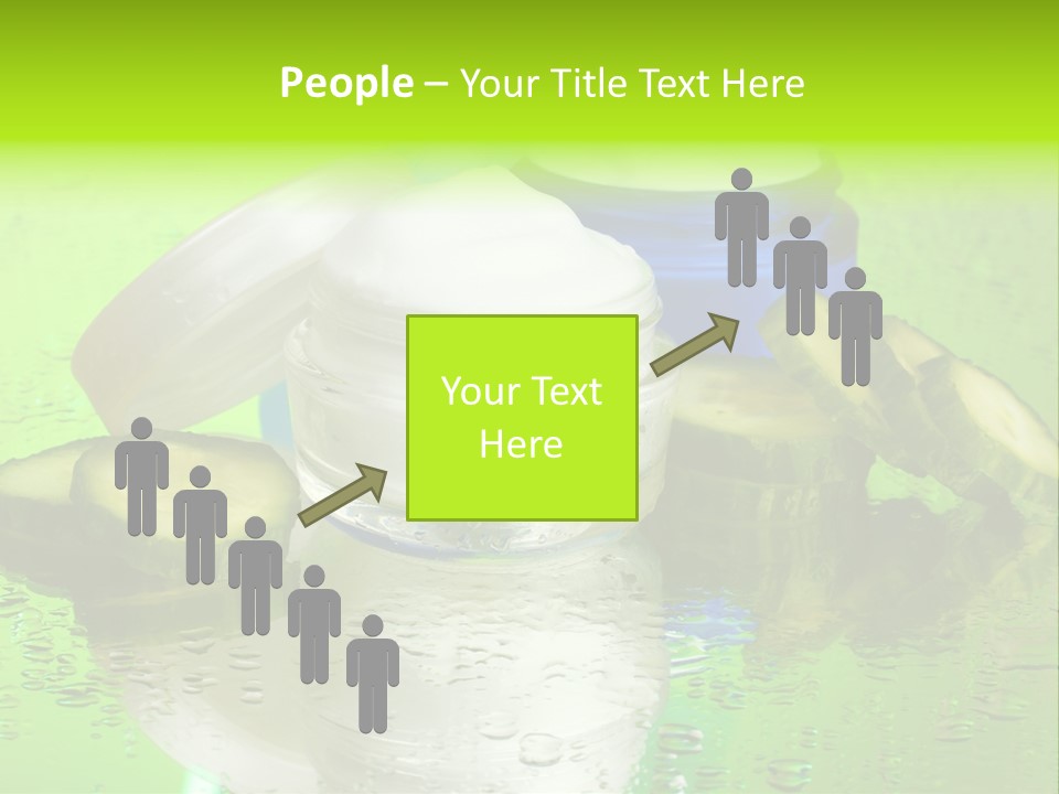 Wet Freshness Makeup PowerPoint Template