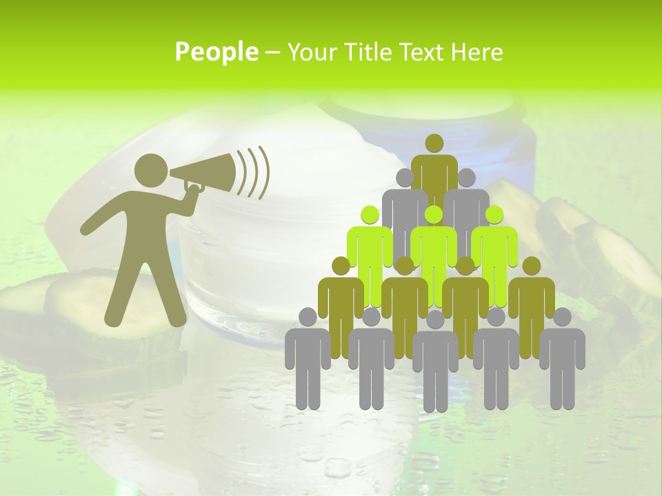 Wet Freshness Makeup PowerPoint Template