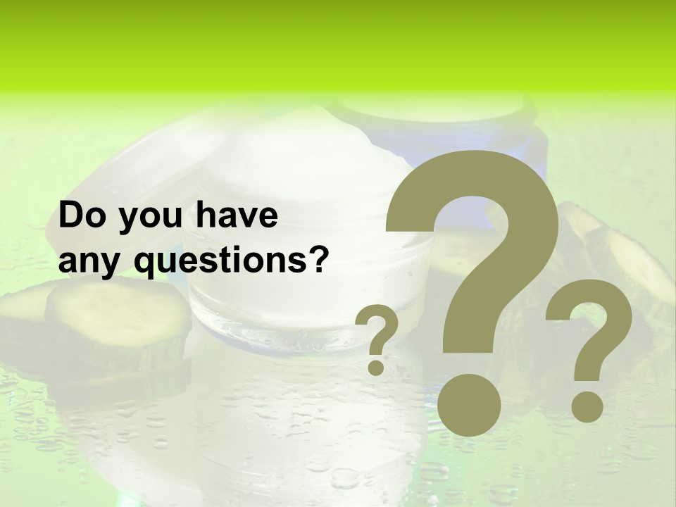 Wet Freshness Makeup PowerPoint Template