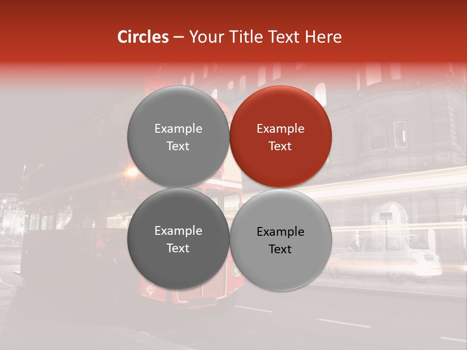 Street Red Old PowerPoint Template