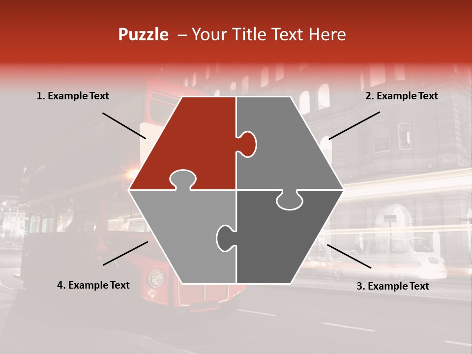 Street Red Old PowerPoint Template