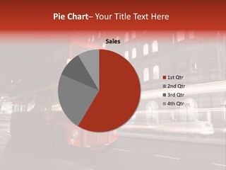 Street Red Old PowerPoint Template