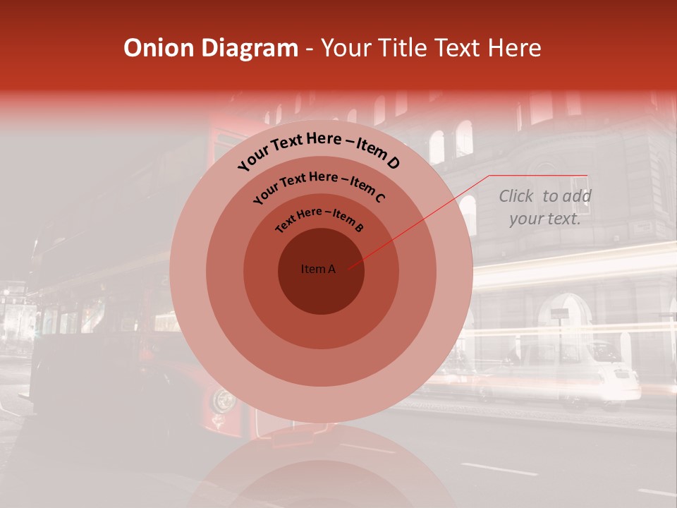 Street Red Old PowerPoint Template