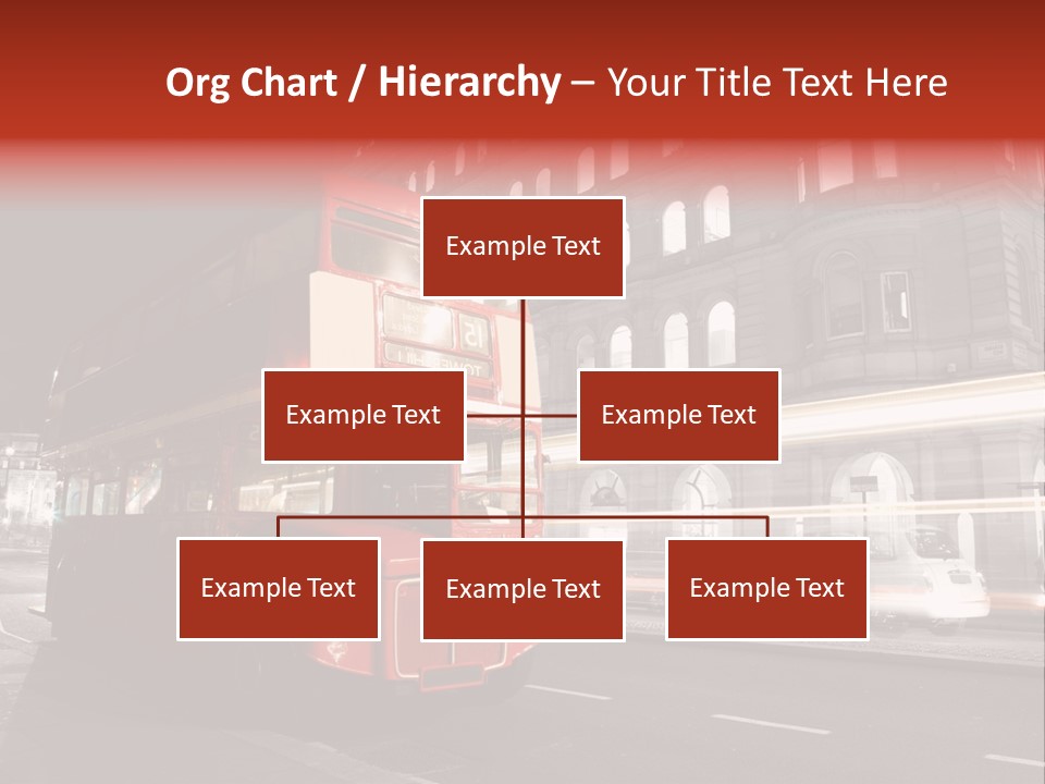 Street Red Old PowerPoint Template