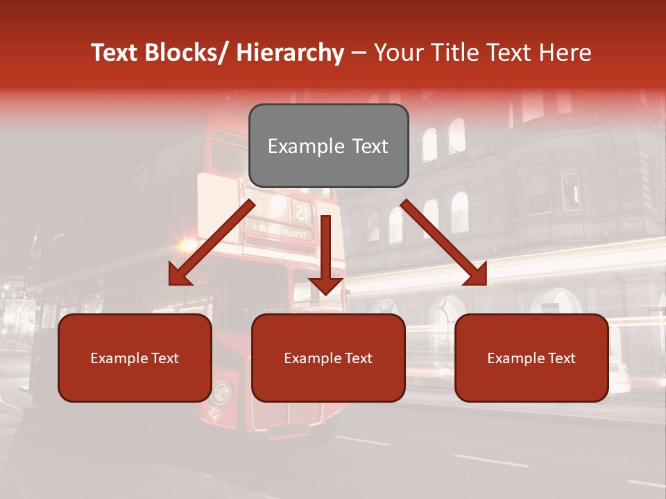 Street Red Old PowerPoint Template