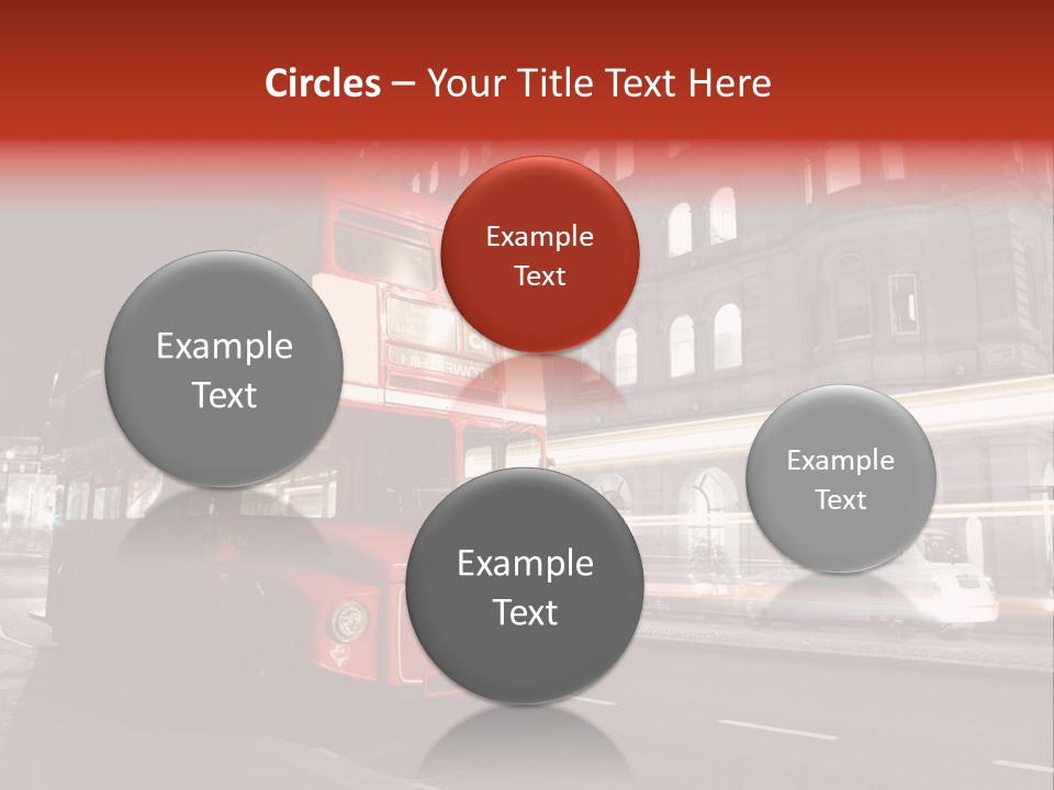 Street Red Old PowerPoint Template