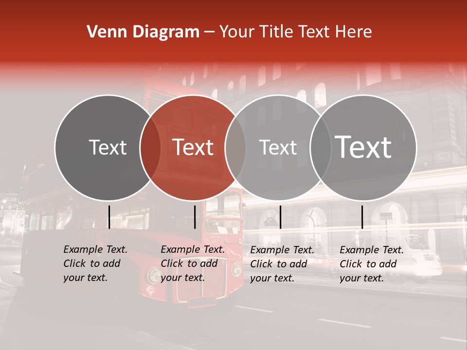Street Red Old PowerPoint Template