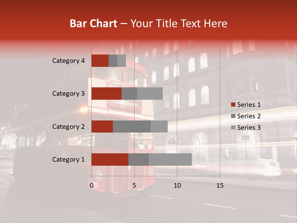 Street Red Old PowerPoint Template