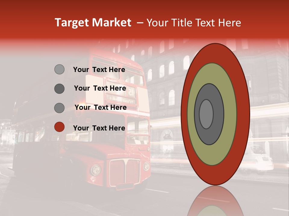 Street Red Old PowerPoint Template