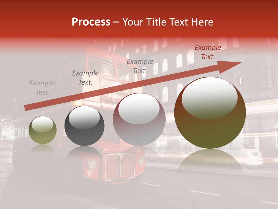 Street Red Old PowerPoint Template