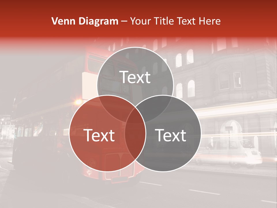 Street Red Old PowerPoint Template