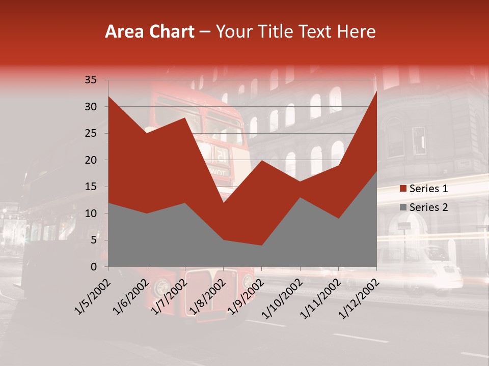 Street Red Old PowerPoint Template