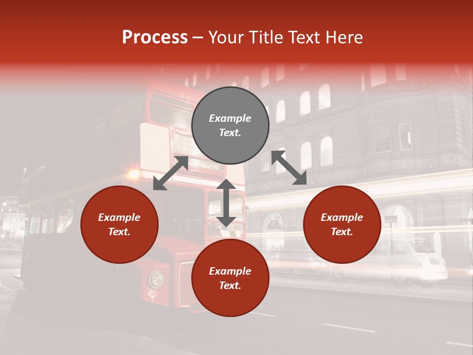 Street Red Old PowerPoint Template