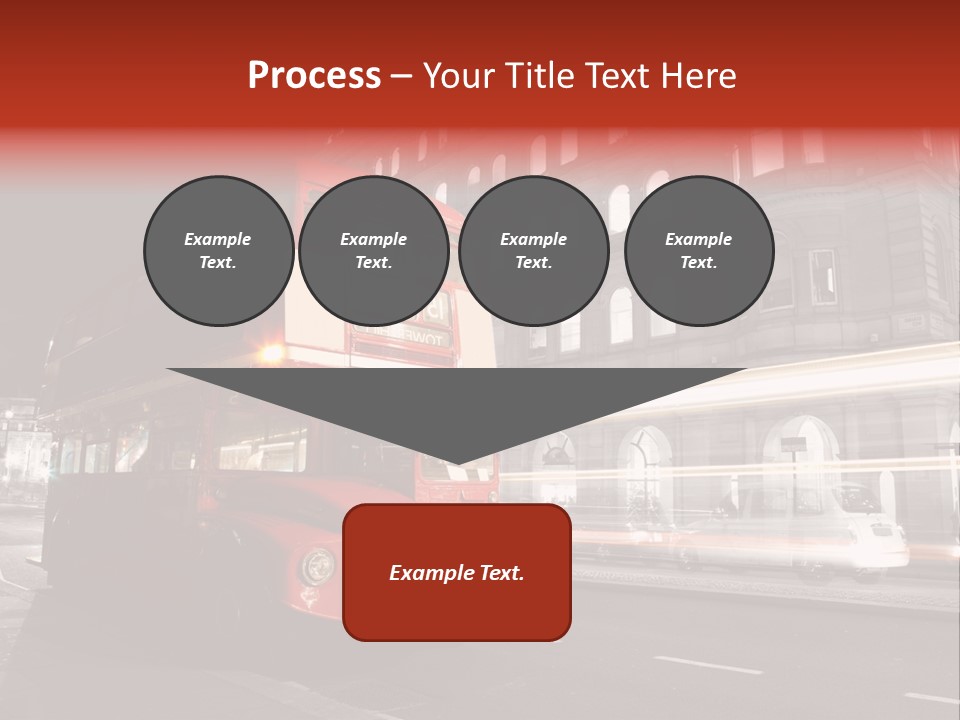 Street Red Old PowerPoint Template