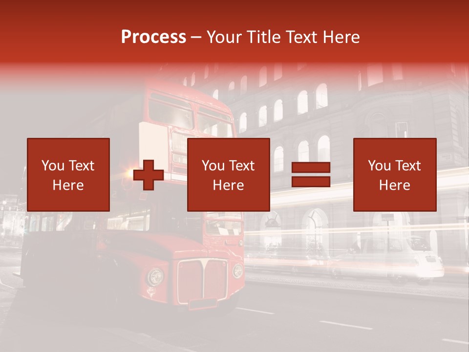 Street Red Old PowerPoint Template