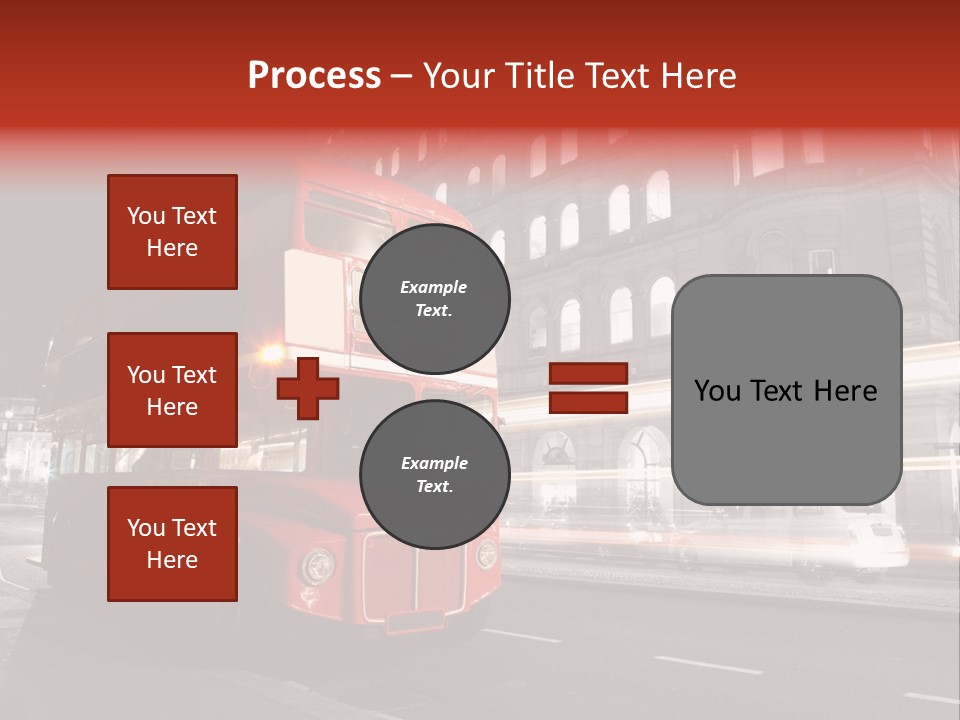 Street Red Old PowerPoint Template