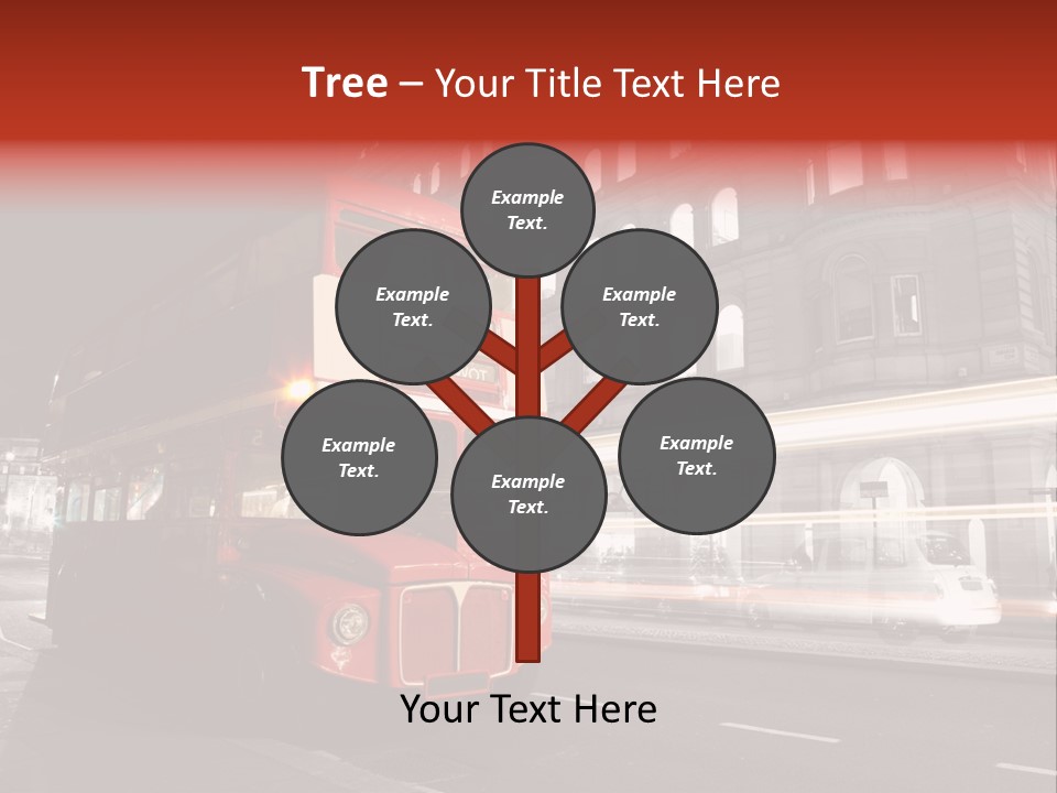 Street Red Old PowerPoint Template
