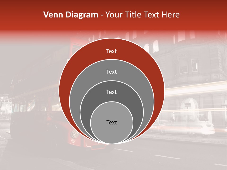 Street Red Old PowerPoint Template