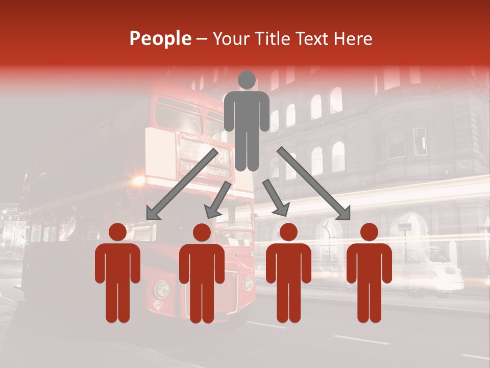 Street Red Old PowerPoint Template