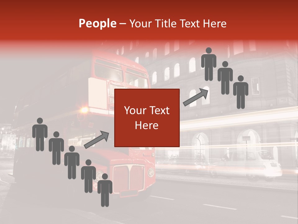 Street Red Old PowerPoint Template