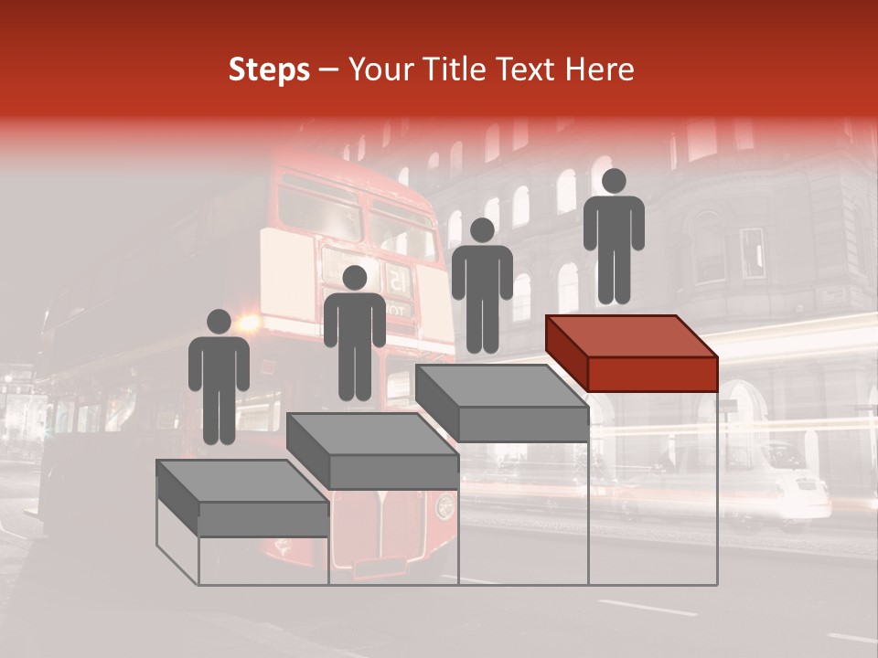 Street Red Old PowerPoint Template