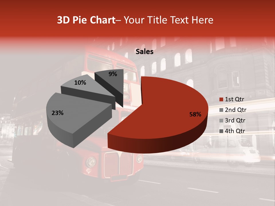 Street Red Old PowerPoint Template