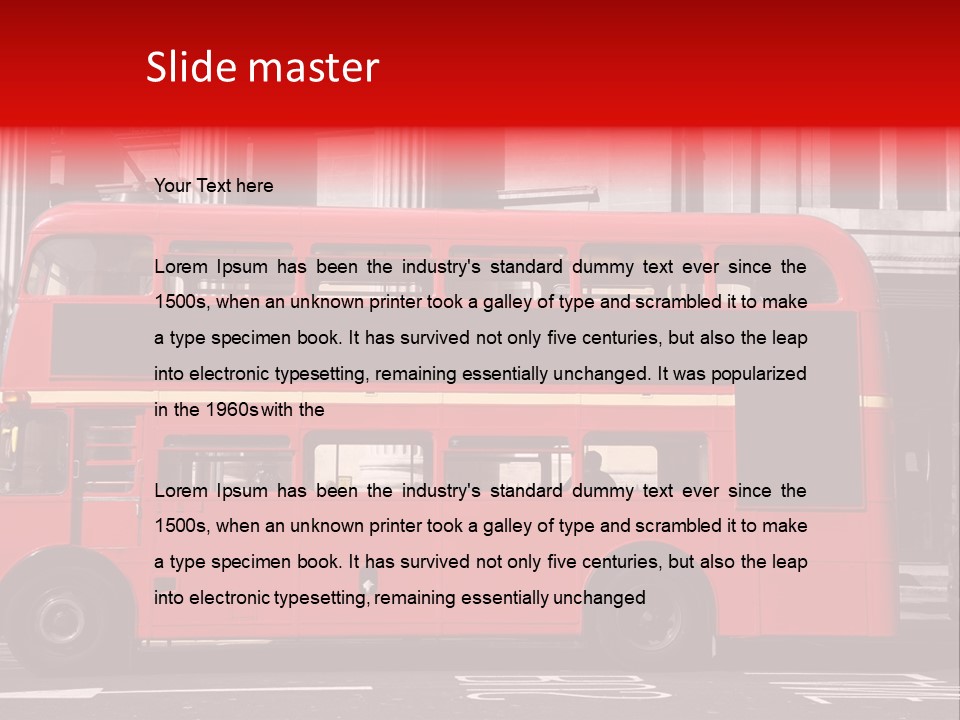 Travel Red West PowerPoint Template