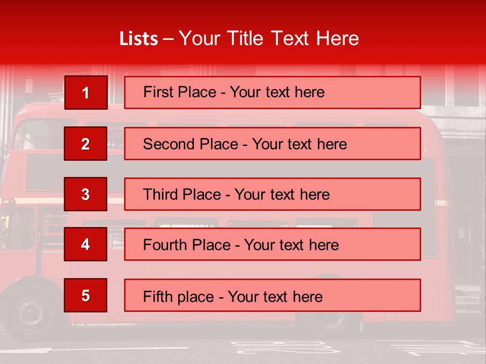 Travel Red West PowerPoint Template