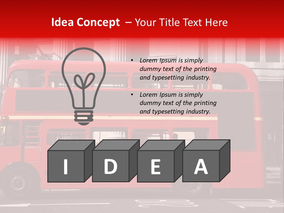 Travel Red West PowerPoint Template