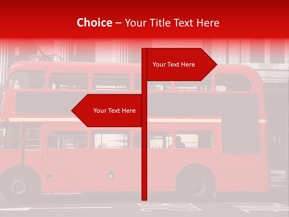 Travel Red West PowerPoint Template