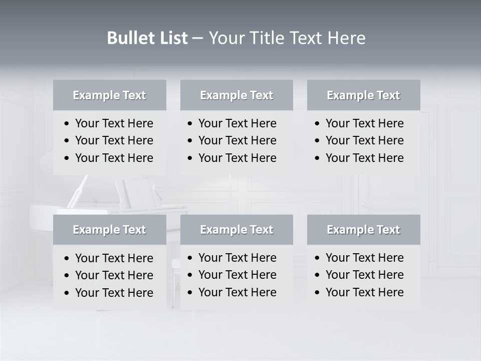 Comfort Parquet Musician PowerPoint Template