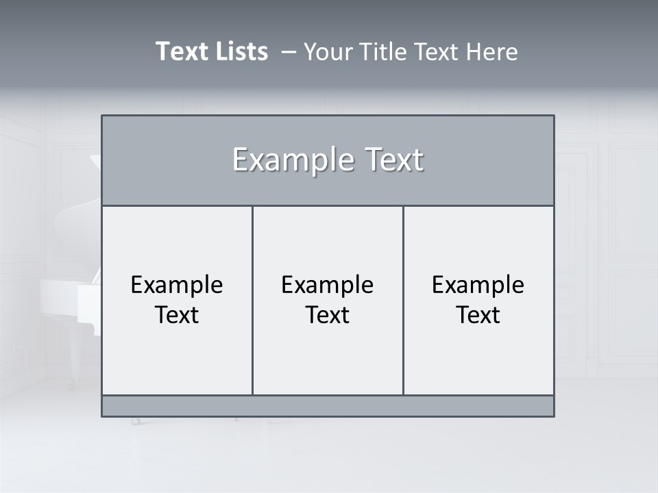 Comfort Parquet Musician PowerPoint Template