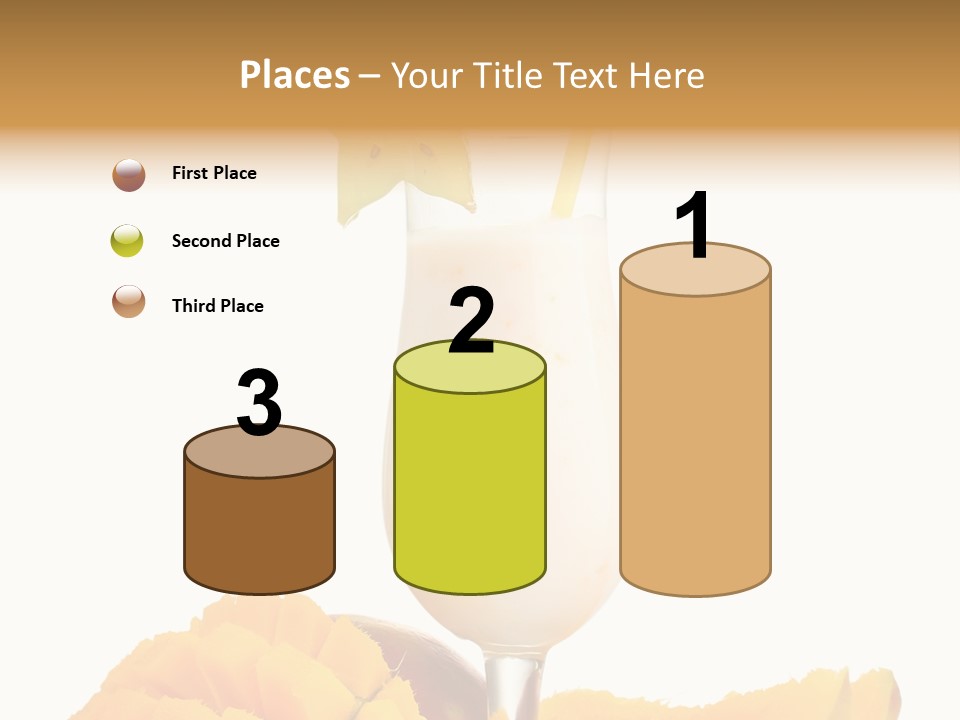 Cocktail Milkshake Smoothie PowerPoint Template