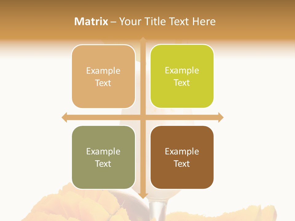 Cocktail Milkshake Smoothie PowerPoint Template