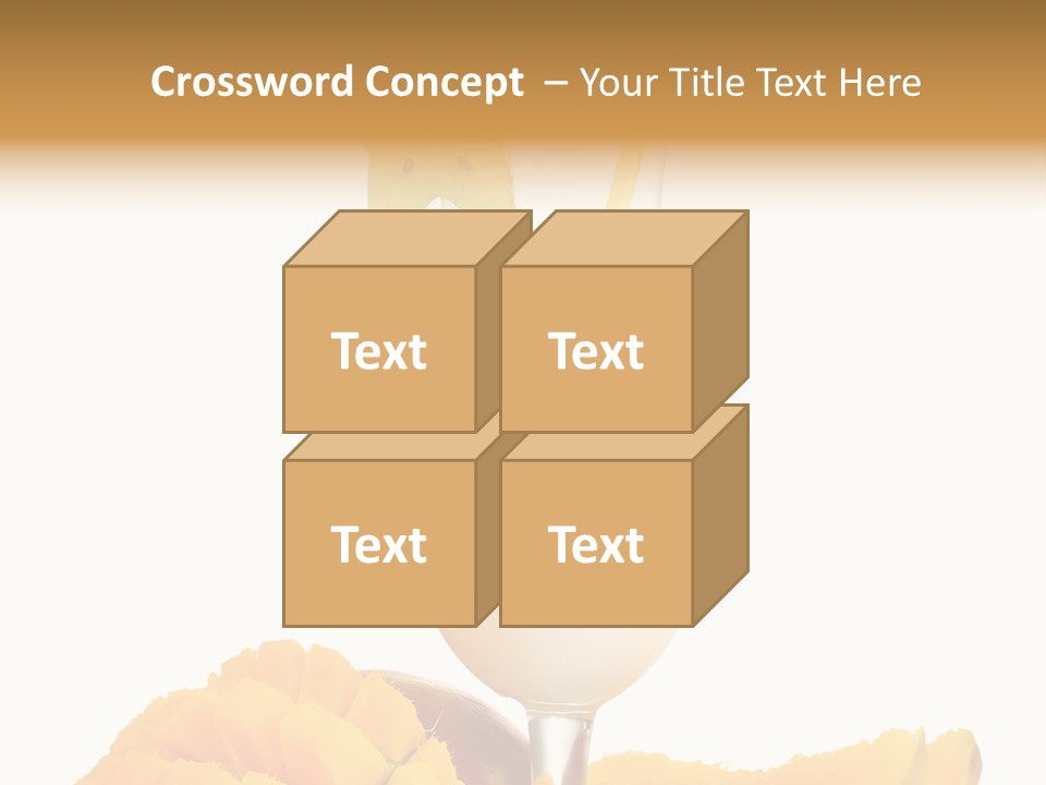 Cocktail Milkshake Smoothie PowerPoint Template