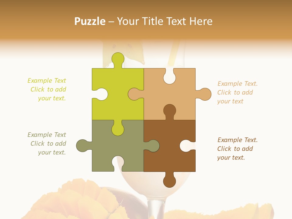 Cocktail Milkshake Smoothie PowerPoint Template