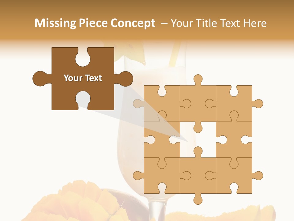 Cocktail Milkshake Smoothie PowerPoint Template