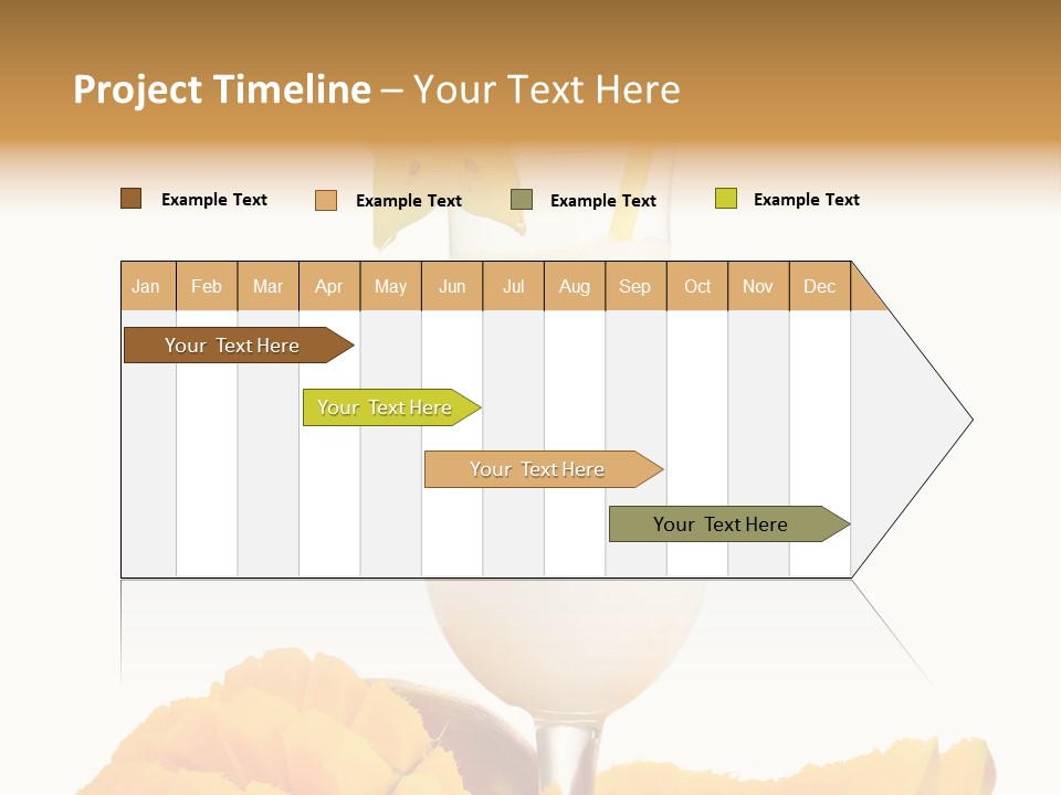 Cocktail Milkshake Smoothie PowerPoint Template