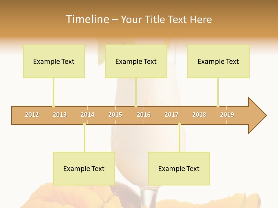 Cocktail Milkshake Smoothie PowerPoint Template